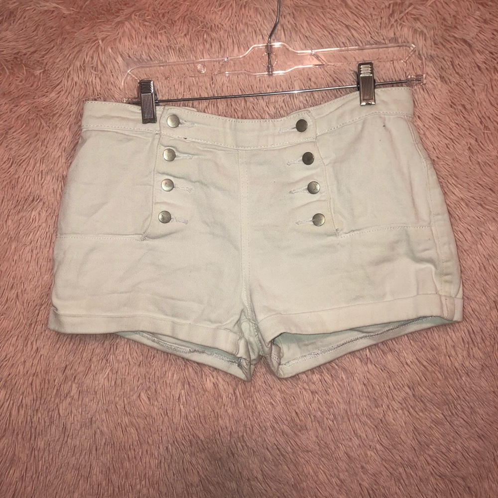 White Delia*s shorts